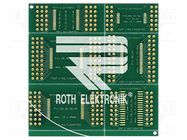 Board: universal; double sided,multiadapter; W: 72.6mm; L: 76.2mm ROTH ELEKTRONIK GMBH