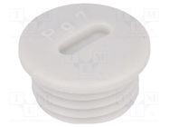 Stopper; PG7; IP54; polystyrene; light grey; SKINDICHT® BLK; 6mm LAPP