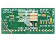 Board: universal; multiadapter; W: 22.8mm; L: 46.72mm ROTH ELEKTRONIK GMBH