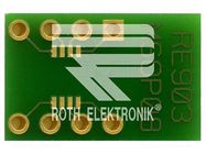 Board: universal; multiadapter; W: 10.4mm; L: 16.2mm; MSOP8 ROTH ELEKTRONIK GMBH