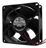 DC AXIAL FAN, BALL, 76.6CFM, 0.40A, 24V