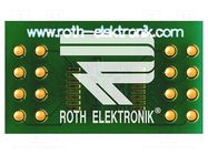 Board: universal; double sided,multiadapter; W: 61.4mm; L: 81.7mm ROTH ELEKTRONIK GMBH