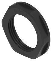 GLAND LOCKNUT, PA6, M25, 6MM, BLACK