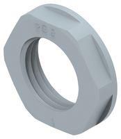 GLAND LOCKNUT, PA6, PG9, 5MM, GREY