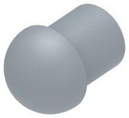 DOME PLUG, SIZE 16, PA6, 15.8MM, GREY