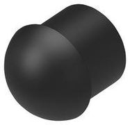 DOME PLUG, SIZE 24, PA6, 24.1MM, BLACK