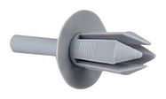 BODY-BOUND RIVET, 6.5MM, GREY