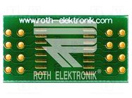 Board: universal; multiadapter; W: 13.5mm; L: 25mm; SO16W ROTH ELEKTRONIK GMBH