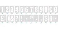 LABELLING KIT, PRE-PRINTED, 100MM, WHITE