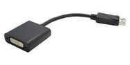 CONV, DISPLAYPORT PLUG TO DVI-D RCPT