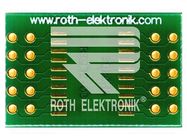 Board: universal; multiadapter; W: 16mm; L: 25.5mm; SO20W ROTH ELEKTRONIK GMBH