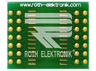 Board: universal; multiadapter; W: 21mm; L: 25.5mm; SO28W ROTH ELEKTRONIK GMBH