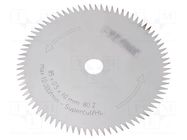 Cutting wheel; Ø: 85mm; Øhole: 10mm; Thk: 0.5mm; 80  teeth PROXXON