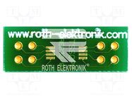 Board: universal; multiadapter; W: 9mm; L: 23.5mm; TSSOP8 ROTH ELEKTRONIK GMBH