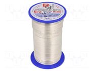 Silver plated copper wires; 1.1mm; 500g; Cu,silver plated; 59m BQ CABLE
