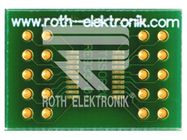 Board: universal; multiadapter; W: 16mm; L: 23.5mm; TSSOP20 ROTH ELEKTRONIK GMBH