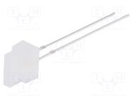 LED; rectangular; 1.8x7.05mm; white warm; 330÷500mcd; 30°; 20mA OPTOSUPPLY