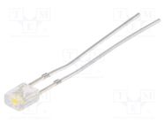 LED; rectangular; 2x3x4mm; white warm; 330÷500mcd; 100°; 20mA OPTOSUPPLY