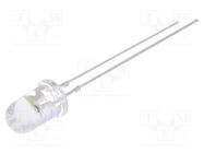 LED; 5mm; white cold; candle light effect,blinking; 5800÷7000mcd OPTOSUPPLY