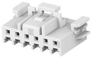 CONNECTOR HOUSING, PLUG, 6POS, 2MM, NAT