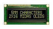 OLED MODULE, COB, 16X2, SPI, 5V