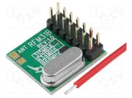 Module: RF; FM receiver; FSK; 868MHz; SPI; -121dBm; 1.8÷3.6VDC; THT HOPE MICROELECTRONICS