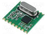 Module: RF; FM transmitter; FSK; 868MHz; SPI; 1.8÷3.6VDC; 20dBm; SMD HOPE MICROELECTRONICS