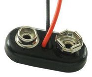 BATTERY HOLDER, STRAP, 9V, WIRE LEADS