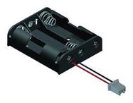 BATT HOLDER, AAA X 3, WIRE LEADS