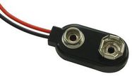 BATTERY HOLDER, STRAP, 9V, WIRE LEADS