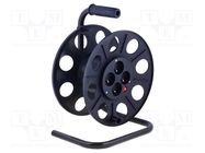 Cable reel; with socket; Sockets: 4; CEE 7/5 (E) socket 