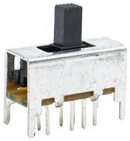 SLIDE SWITCH, DP3T, 0.2A, 30VDC, THT