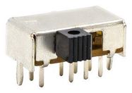 SLIDE SWITCH, DP3T, 0.2A, 30VDC, THT