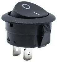ROCKER SW, SPST, 20A, 125V