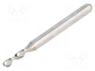 Drill bit; Ø: 2.25mm; L: 38.2mm; tungsten carbide; 1/8"; 3.175mm KEMMER PRAEZISION