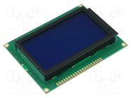 Display: LCD; graphical; 128x64; STN Negative; blue; 93x70x13.6mm RAYSTAR OPTRONICS