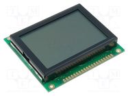 Display: LCD; graphical; 128x64; STN Positive; gray; 78x70x14.3mm RAYSTAR OPTRONICS