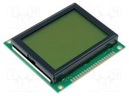 Display: LCD; graphical; 128x64; STN Positive; yellow-green; LED RAYSTAR OPTRONICS