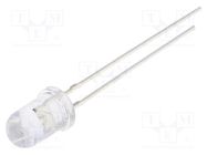 LED; 5mm; green; 3000÷4200mcd; 30°; Front: convex; 5VDC OPTOSUPPLY