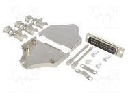 Connector: D-Sub; PIN: 25; plug; male; straight; soldering; black ENCITECH