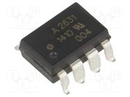 Optocoupler; SMD; Ch: 2; OUT: gate; Uinsul: 1kV; 10Mbps; Uce: 7V BROADCOM (AVAGO)