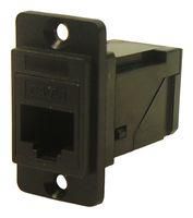 ADAPTOR, RJ45 JACK-JACK, 8P8C, CAT6