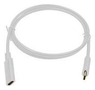 USB CABLE, 3.1 TYPE C PLUG-RCPT, 1M