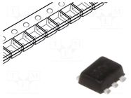 Filter: digital; line terminator; lowpass,EMI; SOT563; Ch: 2 ONSEMI