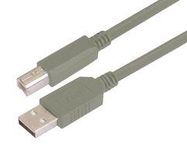 USB CABLE, 2.0, A PLUG-B PLUG, 300MM