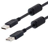 USB CABLE, 2.0, A PLUG-A PLUG, 300MM