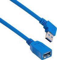 USB CABLE, 3.0, A RCPT-R/A A PLUG, 300MM