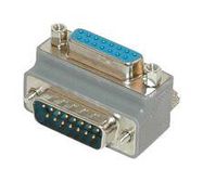 D SUB ADAPTER, 15POS, PLUG-RECEPTACLE