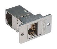 ADAPTOR, 8POS RJ45 JACK/8POS RJ45 JACK