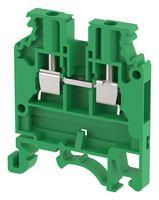 TERMINAL BLOCK, DIN RAIL, 2POS, 12AWG